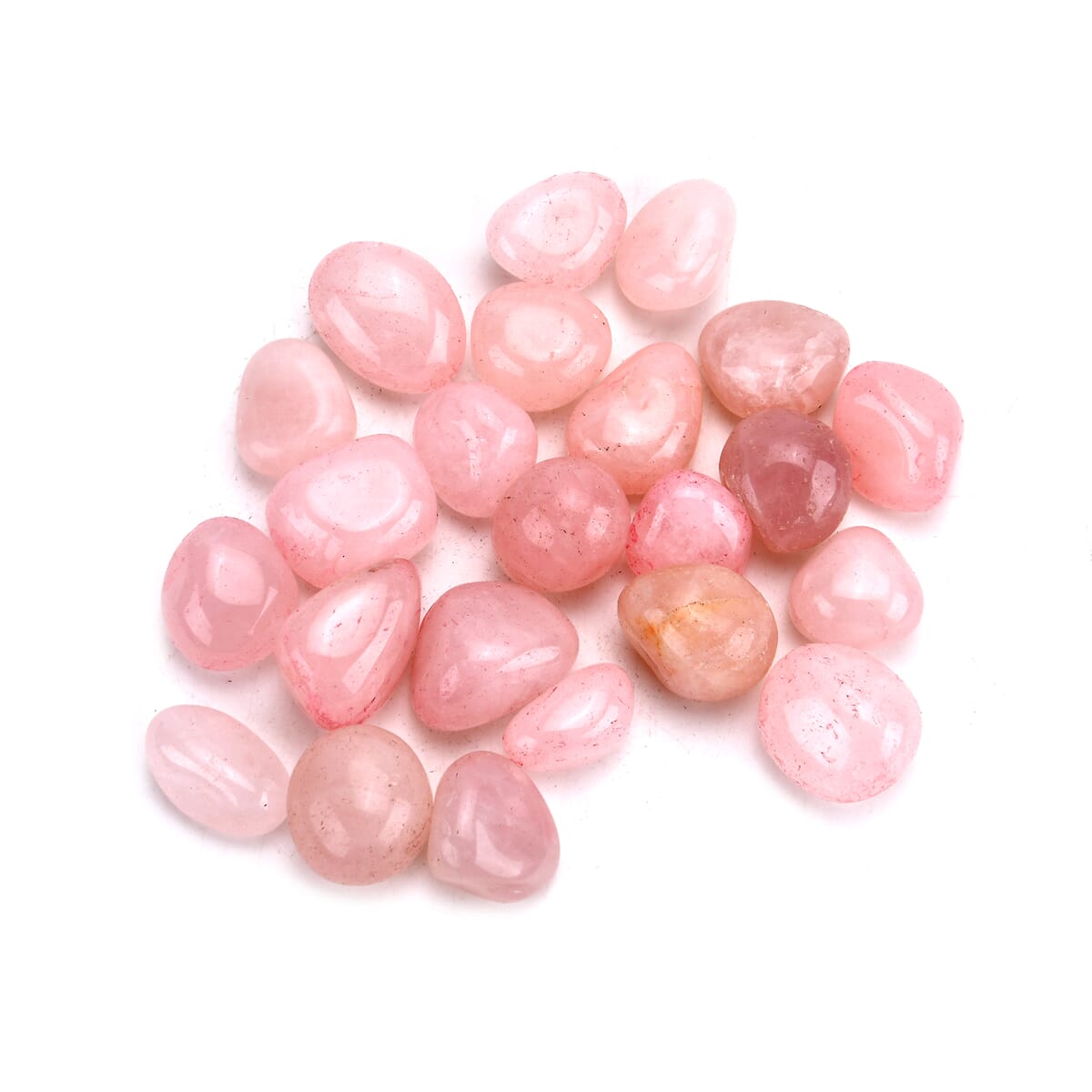 Rose Quartz Gemstone with Treasure Box and Drawstring Pouch 240-250g image number 1