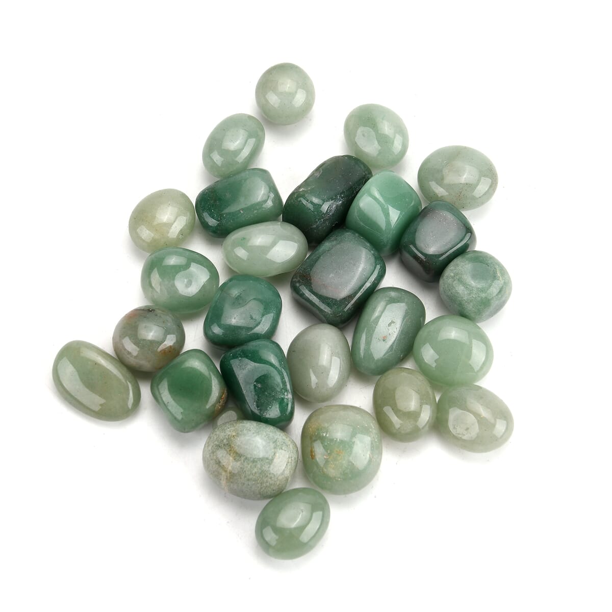 Green Aventurine Gemstone with Treasure Box and Drawstring Pouch 240-250g image number 1