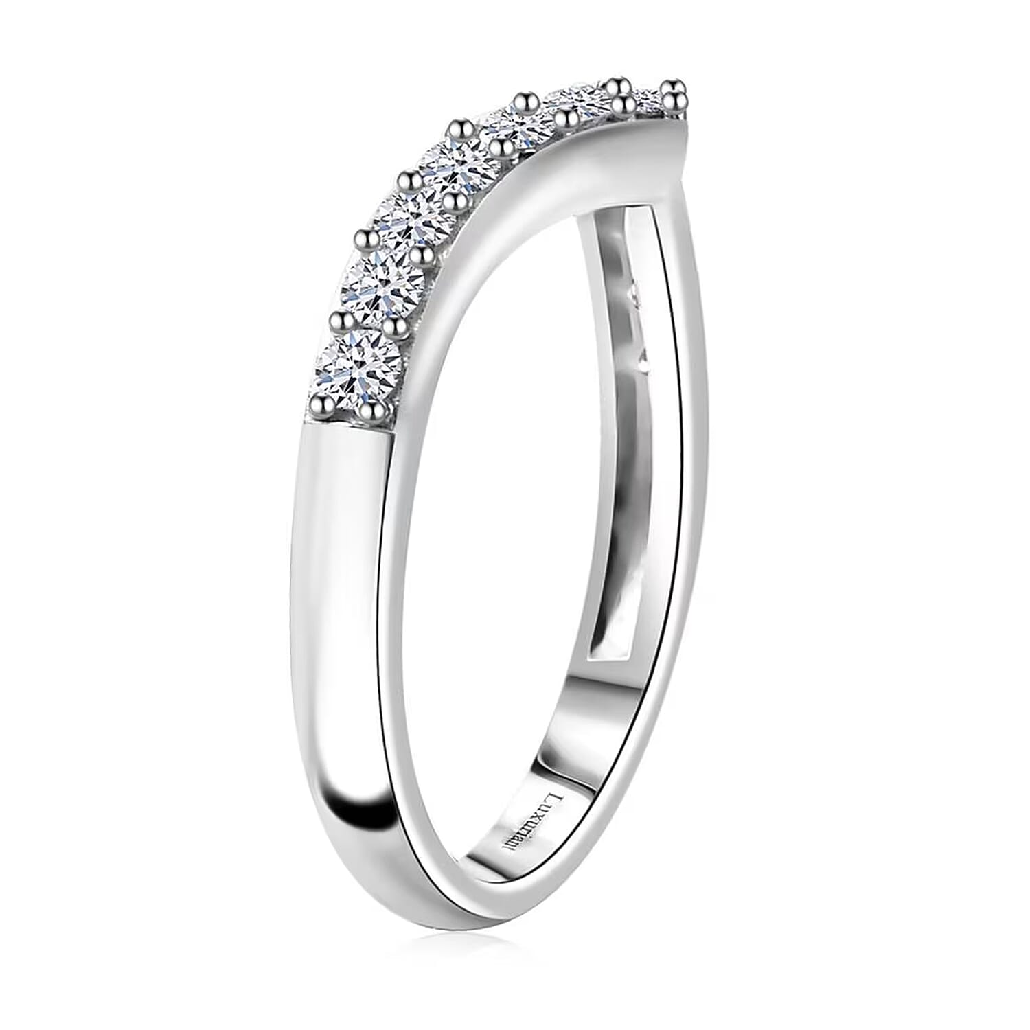 Buy Luxuriant Lab Grown Diamond SI 0.50 ctw Wishbone Ring in