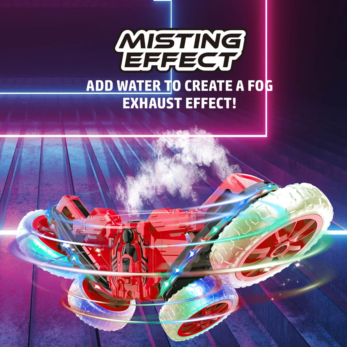 Mist Master RC Misting Stunt Car - Red image number 3