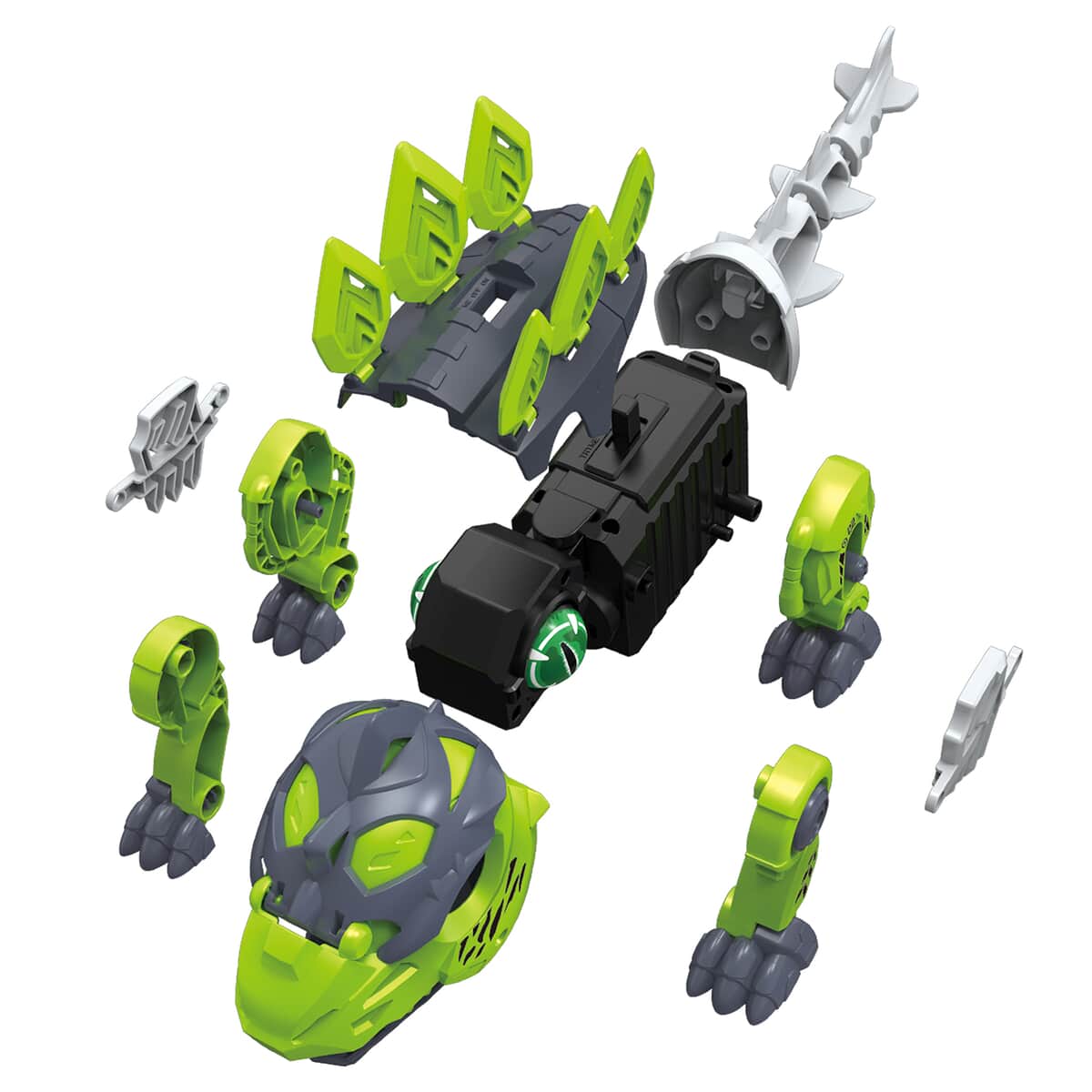 Dino Tech Build It Kit- Stegosaurus - Green image number 0