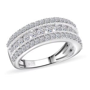 Luxuriant Lab Grown Diamond G SI 1.00 ctw Ring in Sterling Silver (Size 6.0)