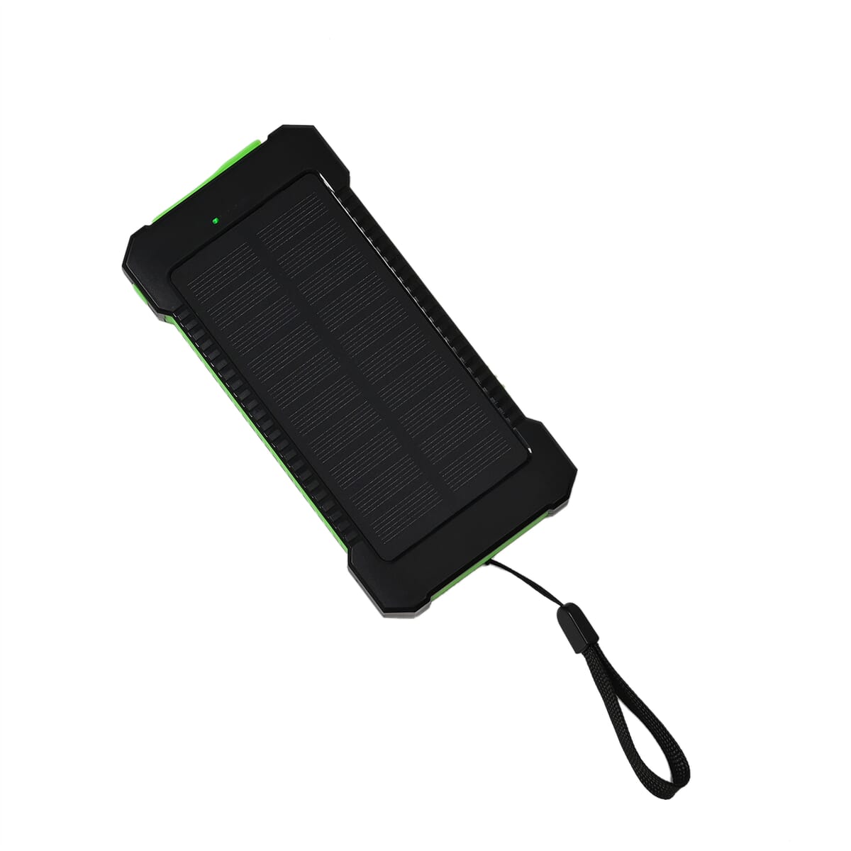 Homesmart Green Solar 10000 mAh Battery Charger with Wireless Charging & Emergency LED Torch image number 1