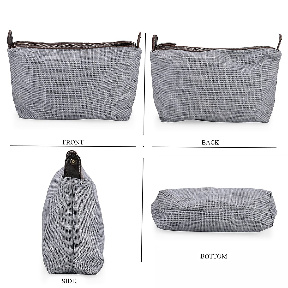 Italy Retro Noble Collection Dark Brown Genuine Leather Tote Bag image number 6