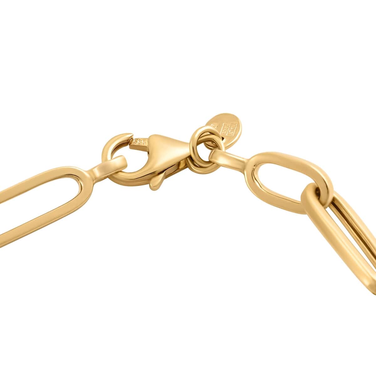 5mm Paper Clip Bracelet in 14K Yellow Gold (7.50 In) 3.65 Grams image number 3