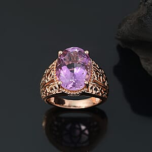 Karis Rose De France Amethyst 9.25 ctw Ring in 18K RG Plated (Size 8.0)