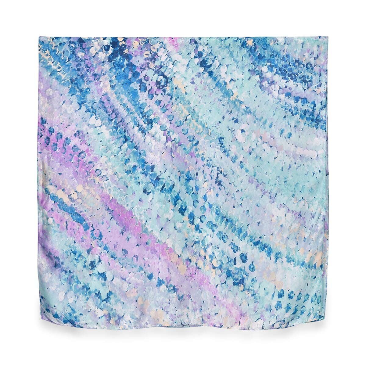 Cool Watercolor Matching Digitally Printed Polyester Bucket Hat and Scarf Set image number 2