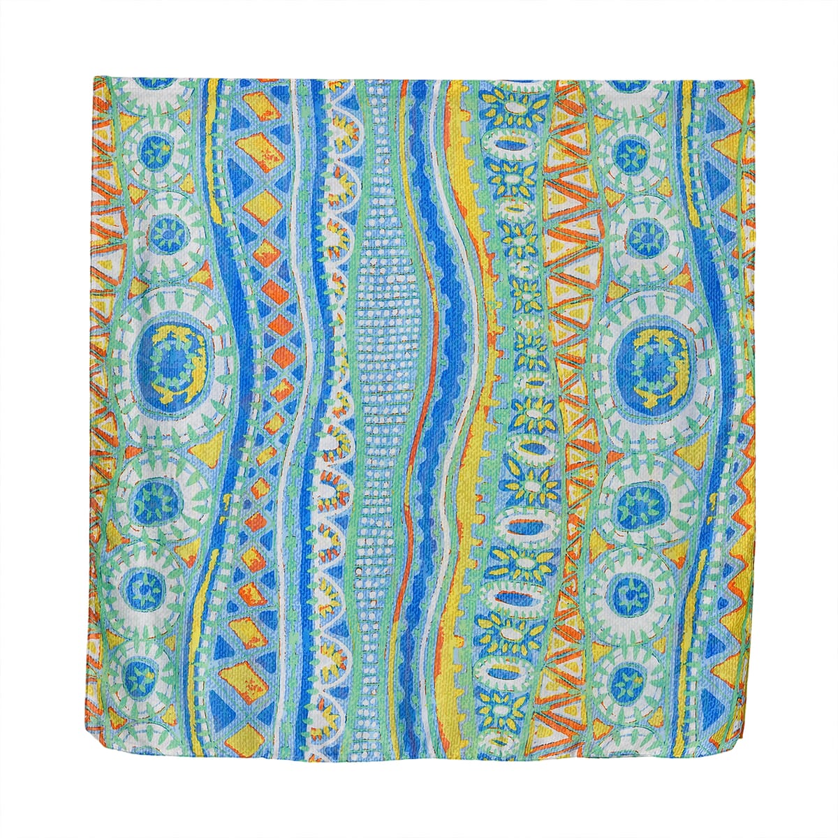 Multi Tile Matching Digitally Printed Polyester Bucket Hat and Scarf Set image number 2