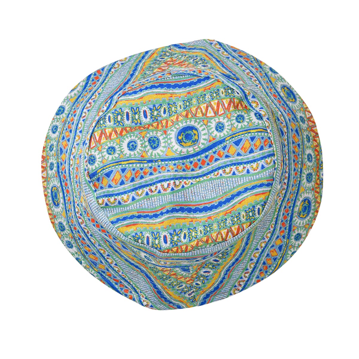Multi Tile Matching Digitally Printed Polyester Bucket Hat and Scarf Set image number 4