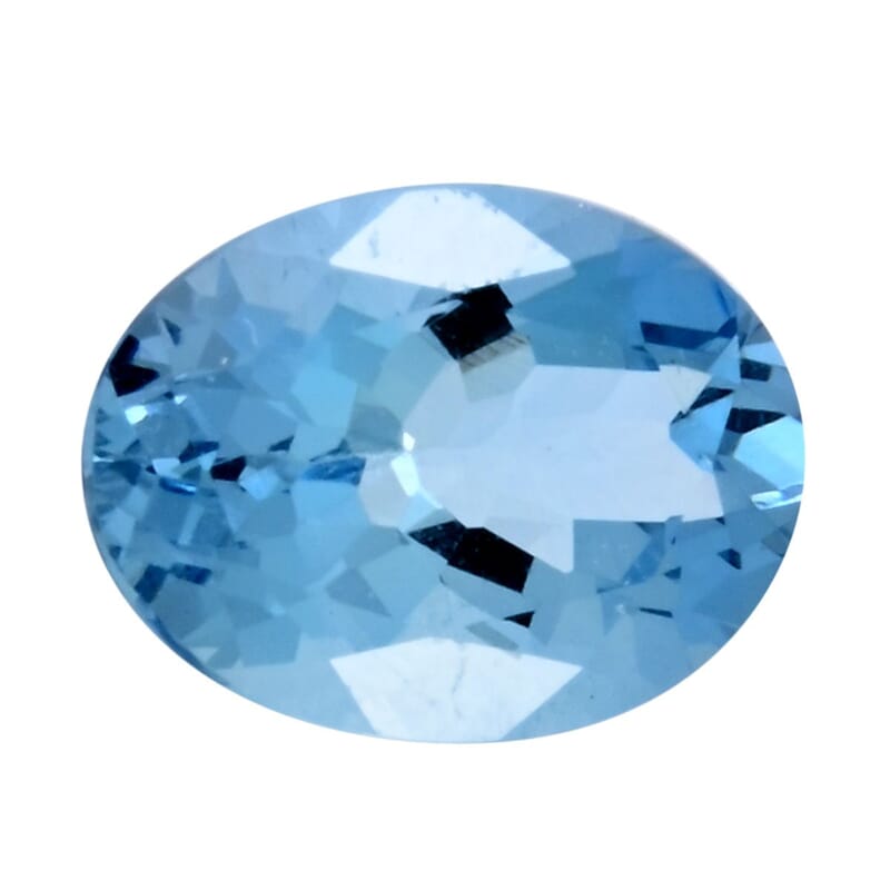 AAA Santa Maria Aquamarine (Oval 8x6 mm) 1.00 ctw