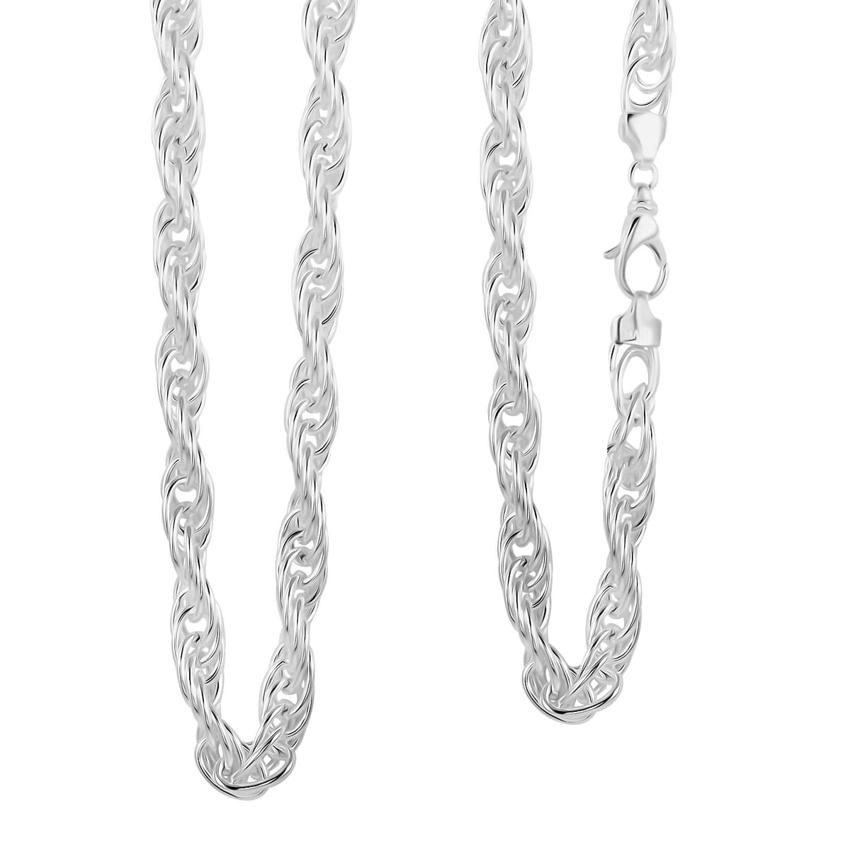 Italian La Bella Fantasia Chain Necklace in Sterling Silver 22 Inches 30.71 Grams image number 0