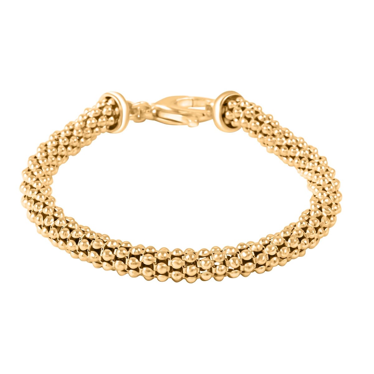 14K YG Over Sterling Silver Bracelet (7.50 In) (9.50 g) image number 0