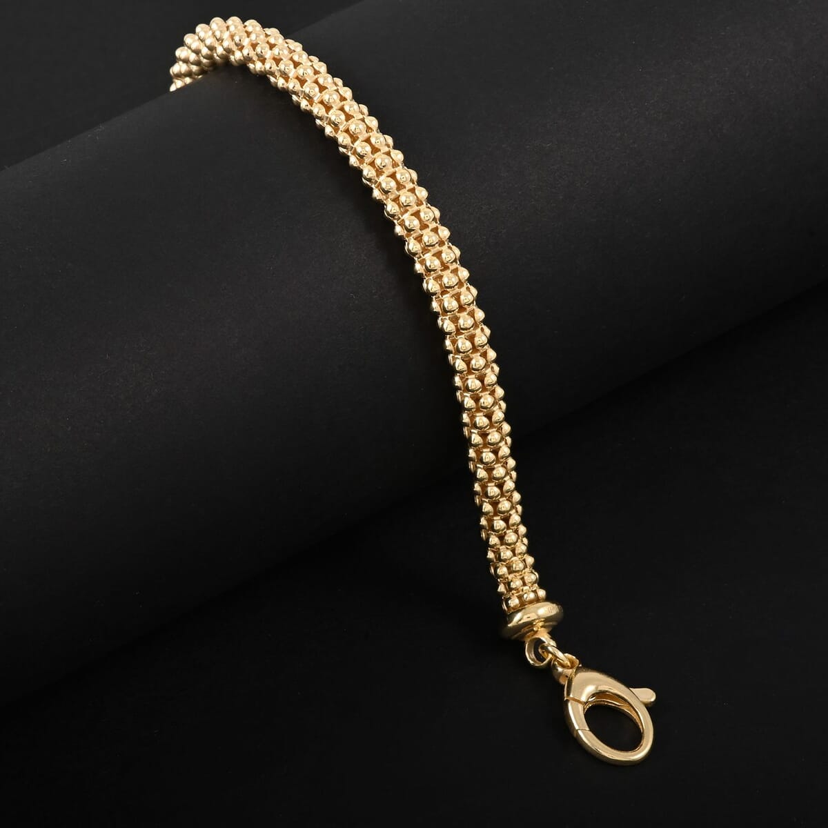 14K YG Over Sterling Silver Bracelet (7.50 In) (9.50 g) image number 1