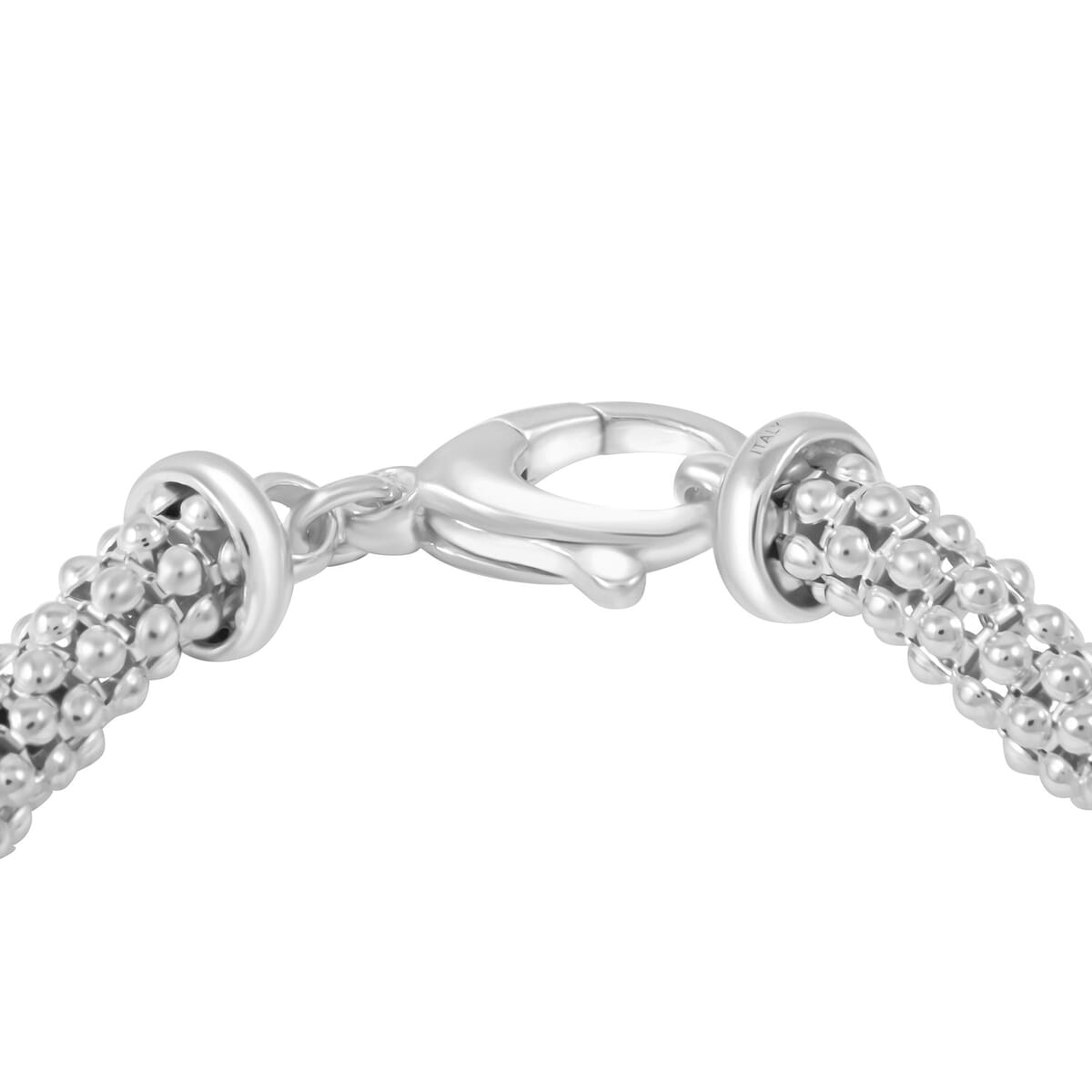 Italian La Bella Chain Bracelet in Sterling Silver (7.50 In) 9.50 Grams image number 2