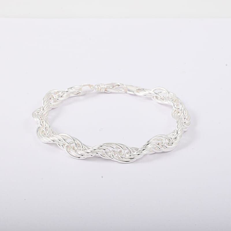 Italian La Bella Fantasia Chain Bracelet in Sterling Silver (8.00 In) 10.30 Grams