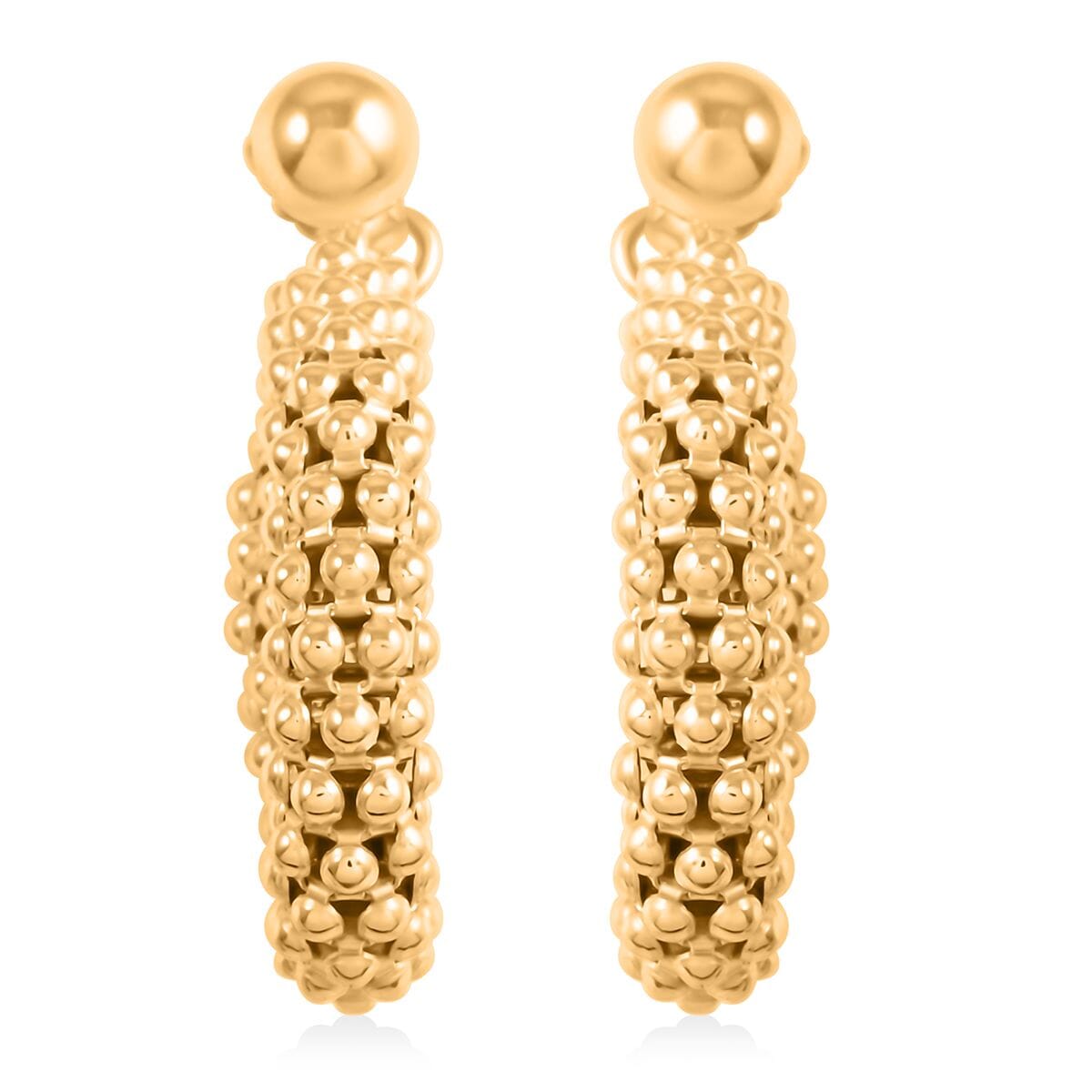 Italian La Bella Earrings in 14K YG Over Sterling Silver 7 Grams image number 0