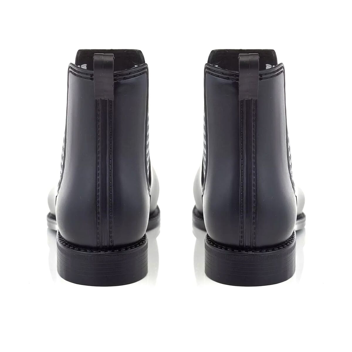 Henry Ferrera Matte Black Marsala Houndstooth Ankle Boot - Size 7 image number 3