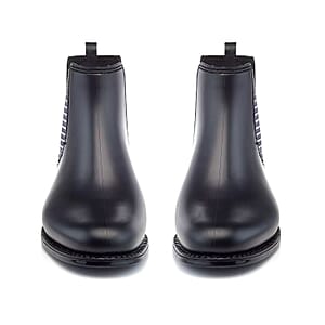 Henry Ferrera Matte Black Marsala Houndstooth Ankle Boot - Size 9