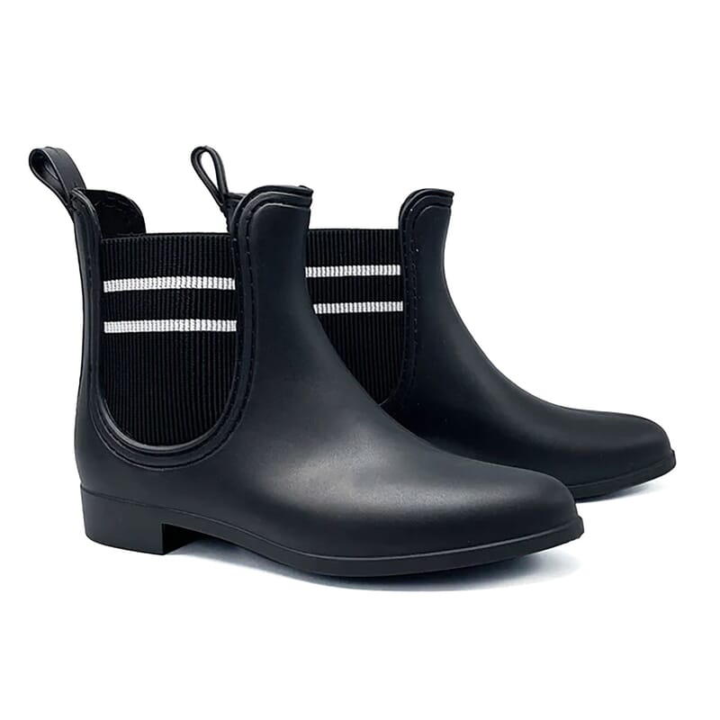 Henry Ferrera Black Clarity Stripe Ankle Boot - Size 6