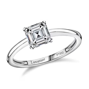 SGL Certified Asscher Cut Luxuriant Lab Grown Diamond G-H VS 2.00 ctw Ring in 950 Platinum (Size 5.5)
