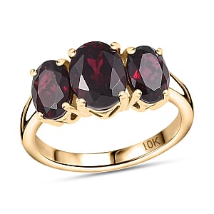 Luxoro 10K Rose Gold Premium Anthill Garnet Ring (Size 10.5) 3.40 ctw