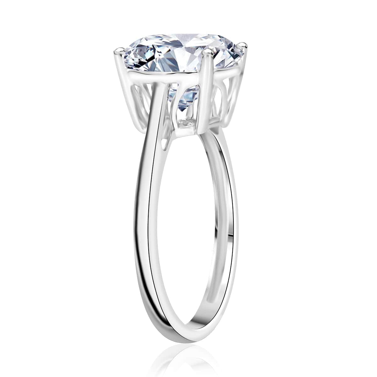 IGI Certified 950 Platinum Luxuriant Lab Grown Diamond (G, VS2) Ring (Size 9.0) 5.00 ctw image number 2
