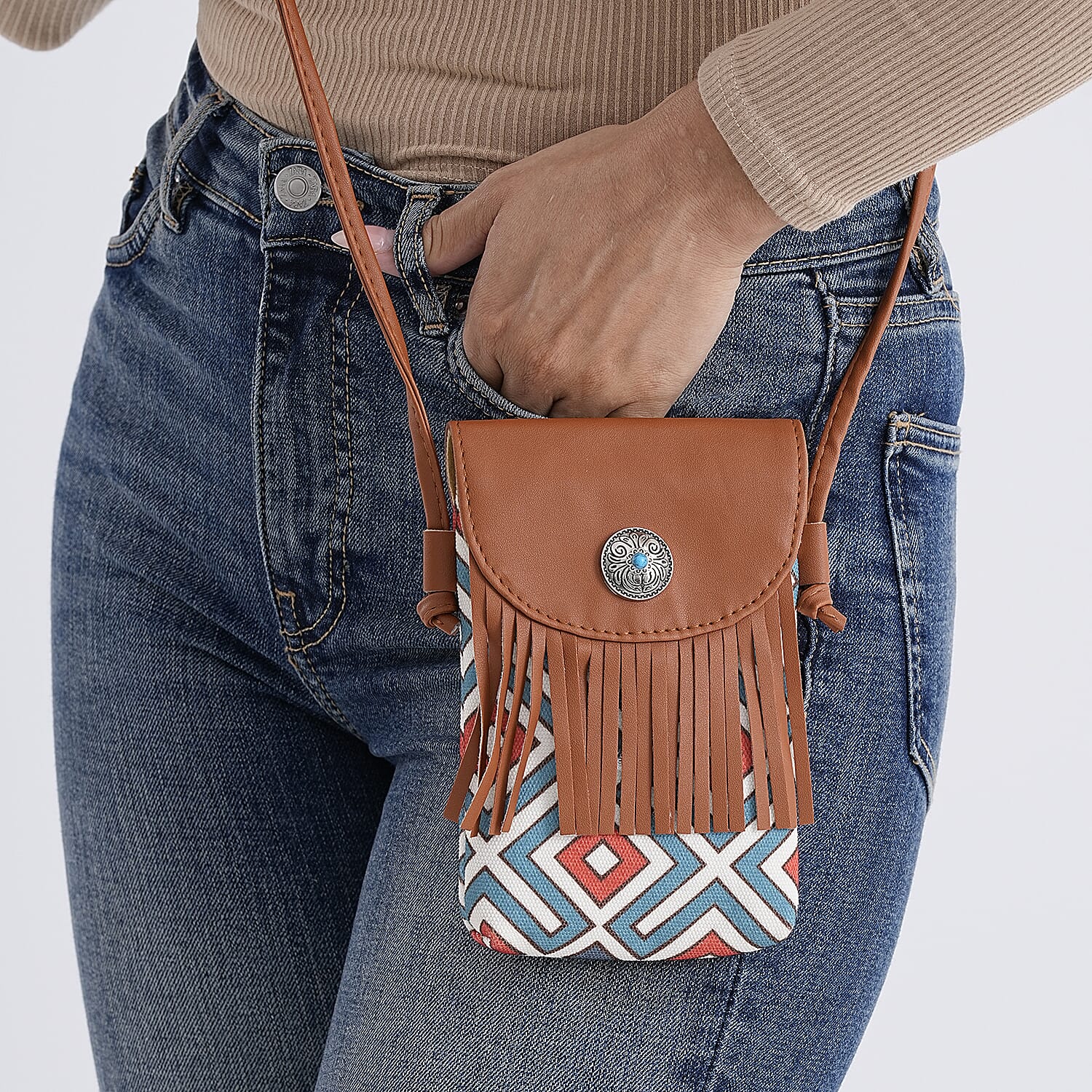 Brown Multi Tassel - Product card gallery slide 4 (10177833500985)