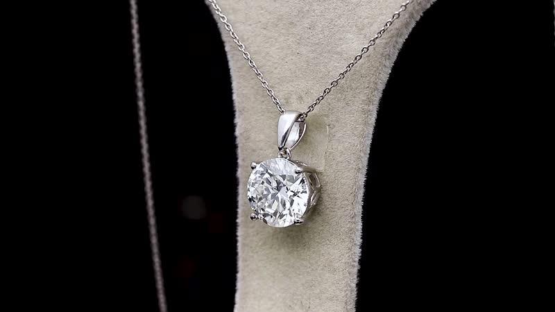 IGI Certified Lab Grown Diamond G VS2 5.00 ctw Pendant without Chain in 950 Platinum