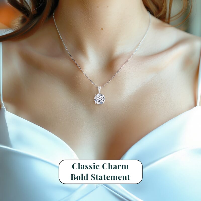 IGI Certified Lab Grown Diamond G VS2 5.00 ctw Pendant without Chain in 950 Platinum