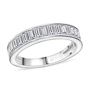 Luxuriant Lab Grown Diamond (G, SI) Ring in Sterling Silver (Size 6.0) 0.55 ctw