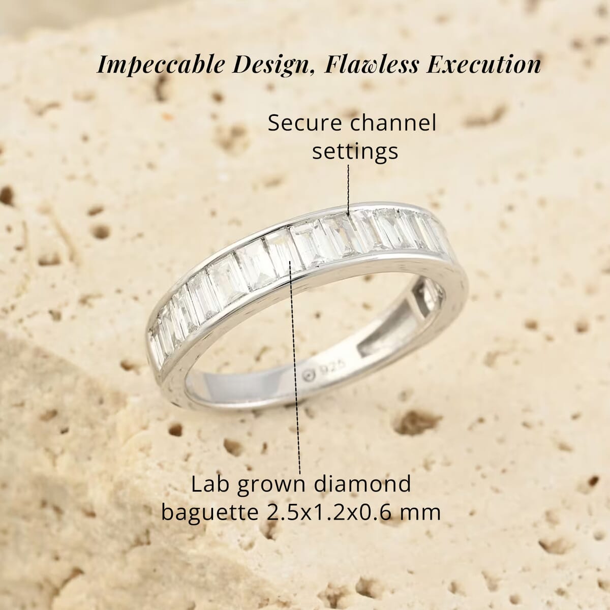 Luxuriant Lab Grown Diamond (G, SI) Ring in Sterling Silver (Size 8.0) 0.55 ctw image number 5