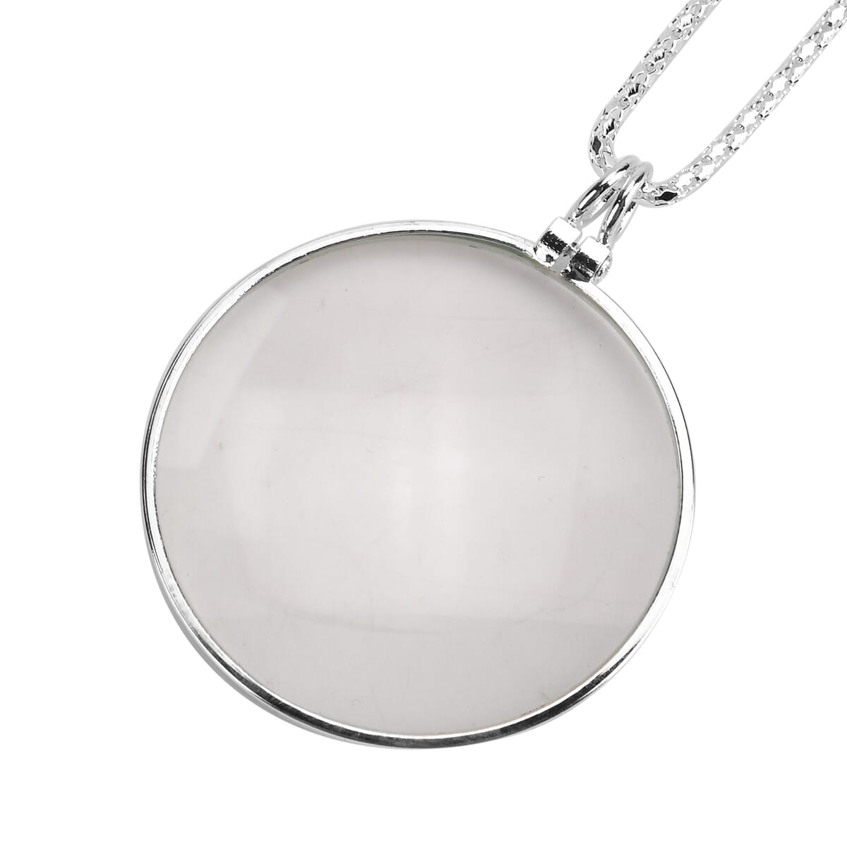 Set of 2 5x Power Lens Magnifying Glass Necklaces (36 Inches) image number 7