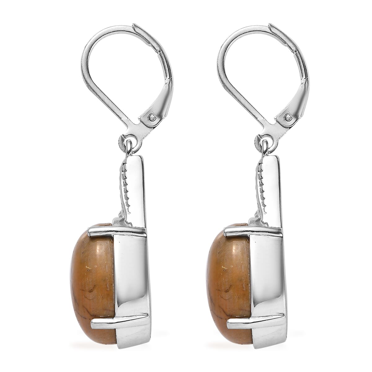 Cherry Creek 11.65 ctw Lever Back Earrings in Stainless Steel  image number 3