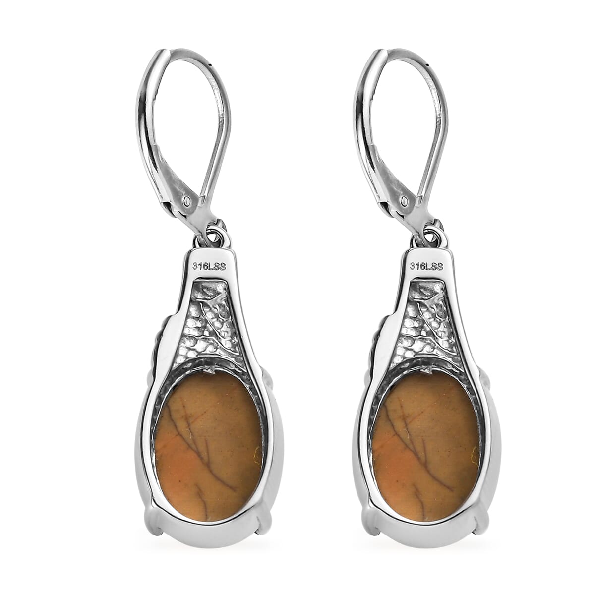 Cherry Creek 11.65 ctw Lever Back Earrings in Stainless Steel  image number 4