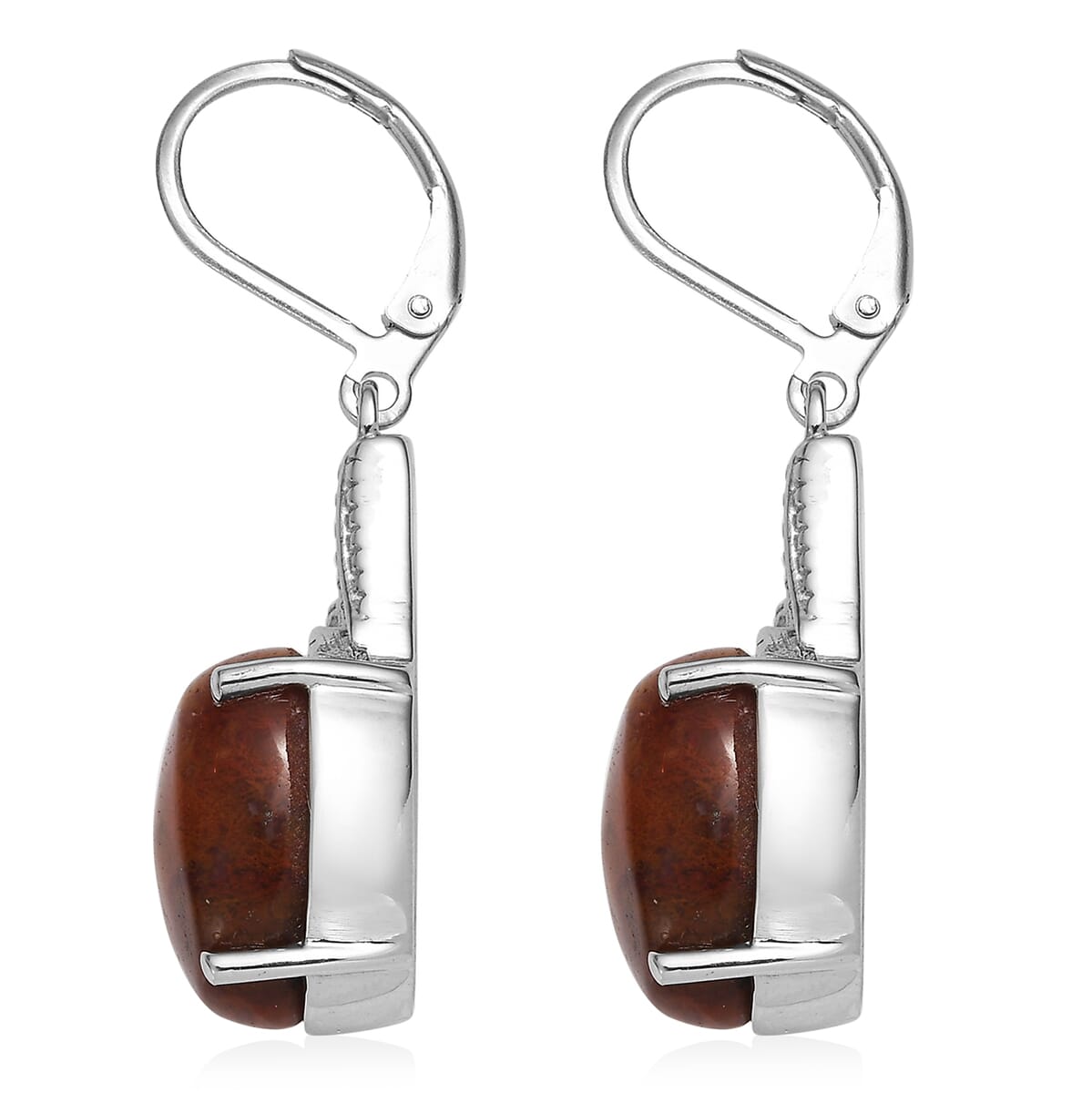 Aqua Nueva Moss Earrings in Stainless Steel 12.65 ctw image number 3