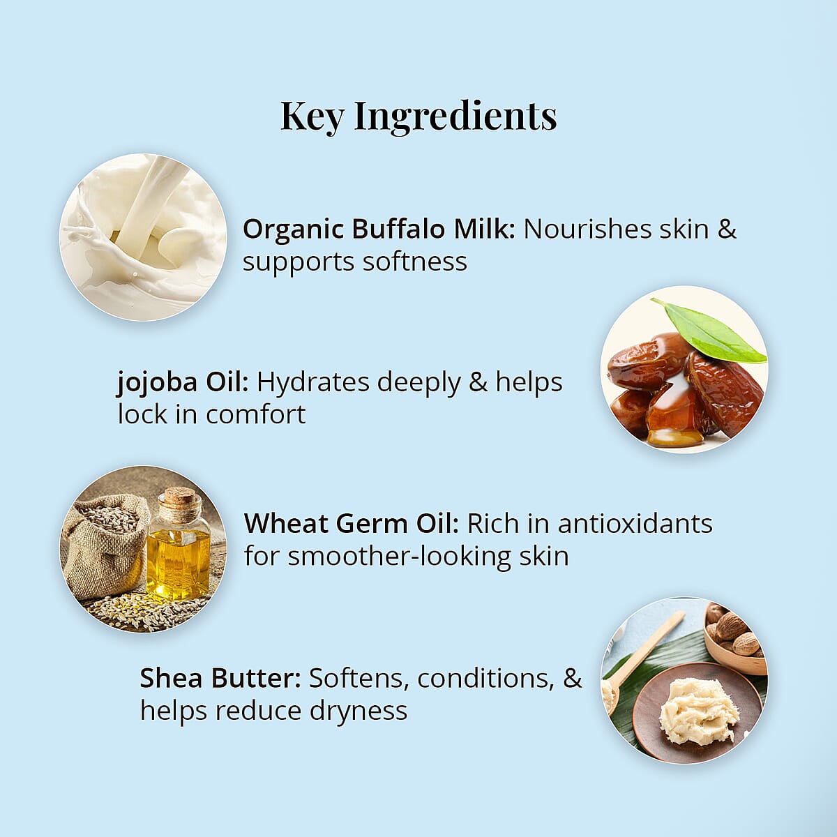 Bufarma Bare Skin Body Lotion with Organic Buffalo Milk (200ml) image number 2