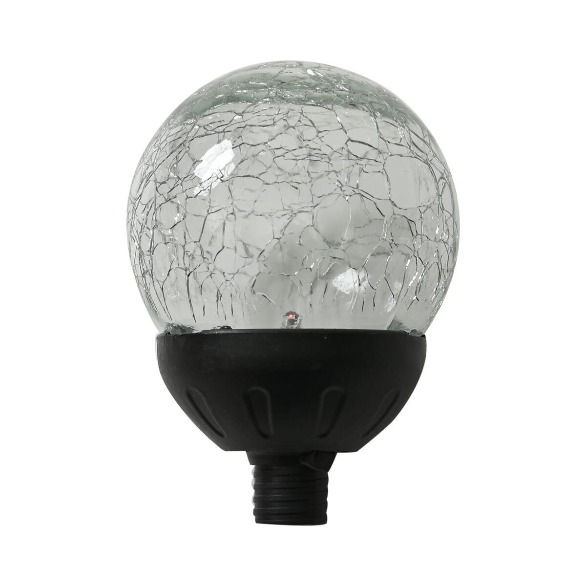 Double-sided Multi Color Leaves Wind Spinner Stake with Solar Ball (19.5"x6"x70") image number 7