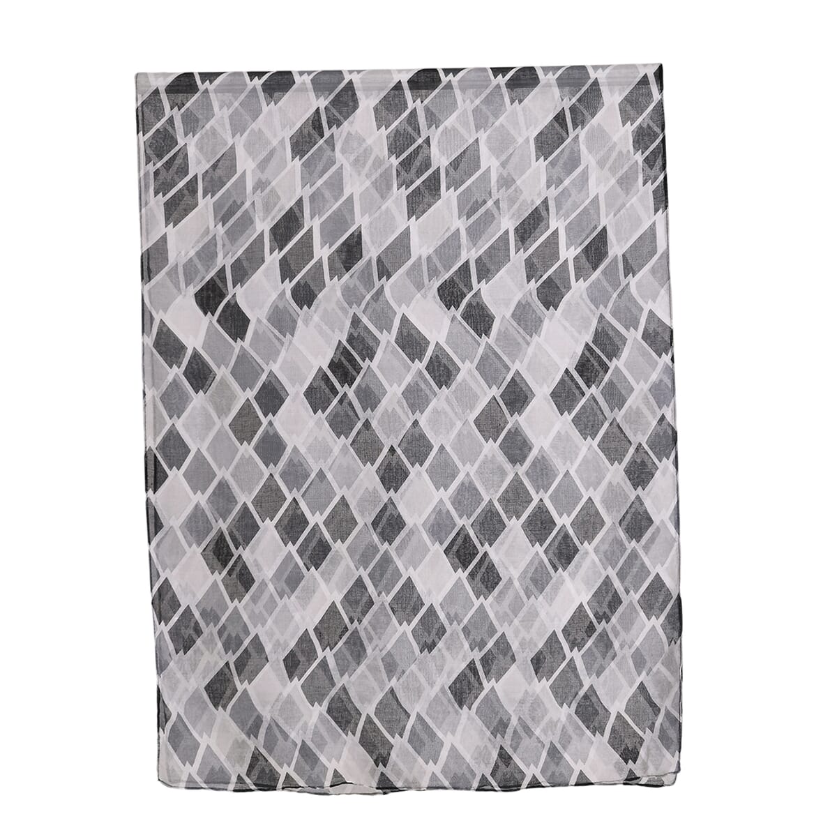 Set of 5 Mosaic Pattern Polyester Scarfs image number 1