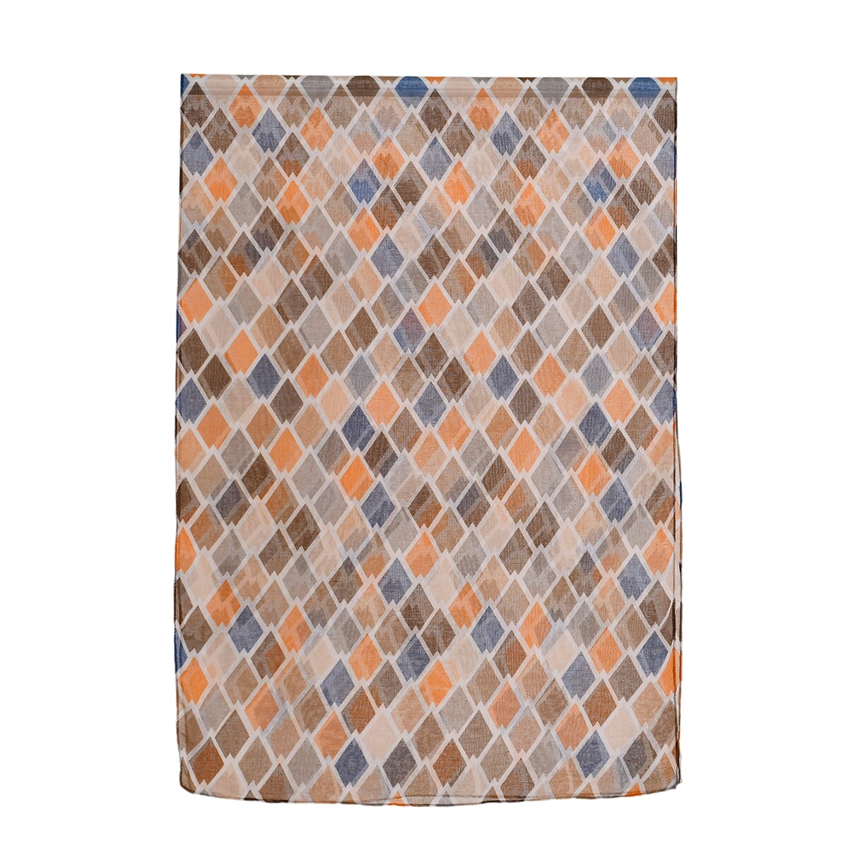 Set of 5 Mosaic Pattern Polyester Scarfs image number 4