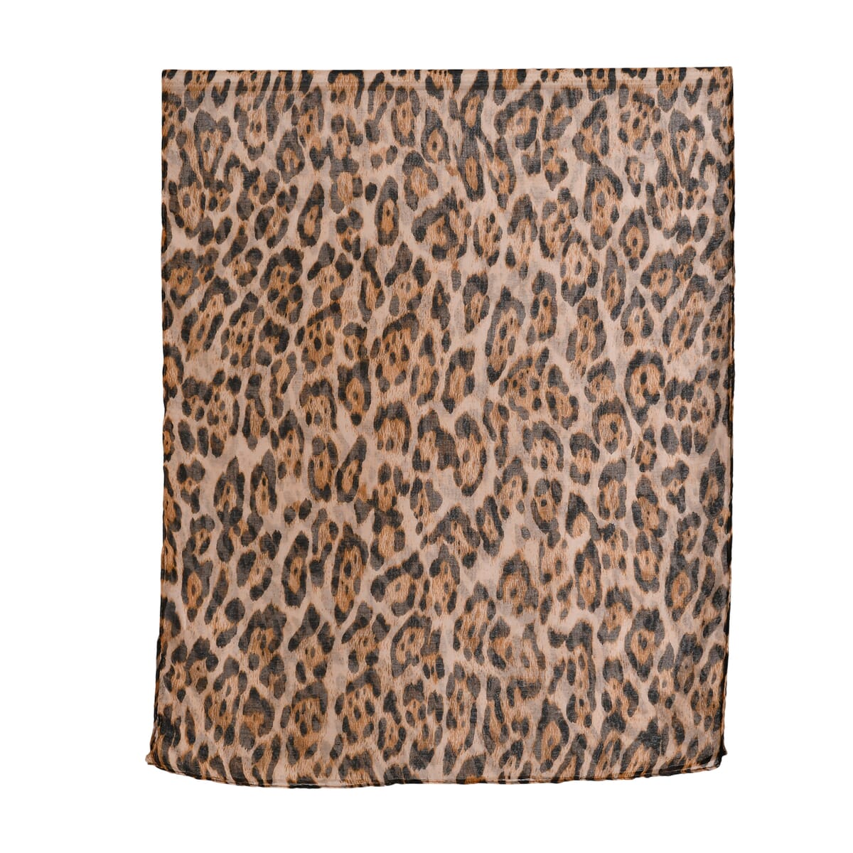 Set of 5 Leopard Pattern Polyester Scarfs image number 2