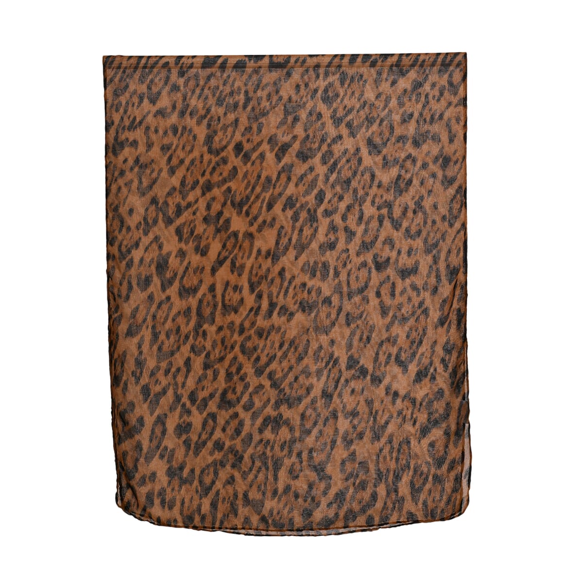 Set of 5 Leopard Pattern Polyester Scarfs image number 3