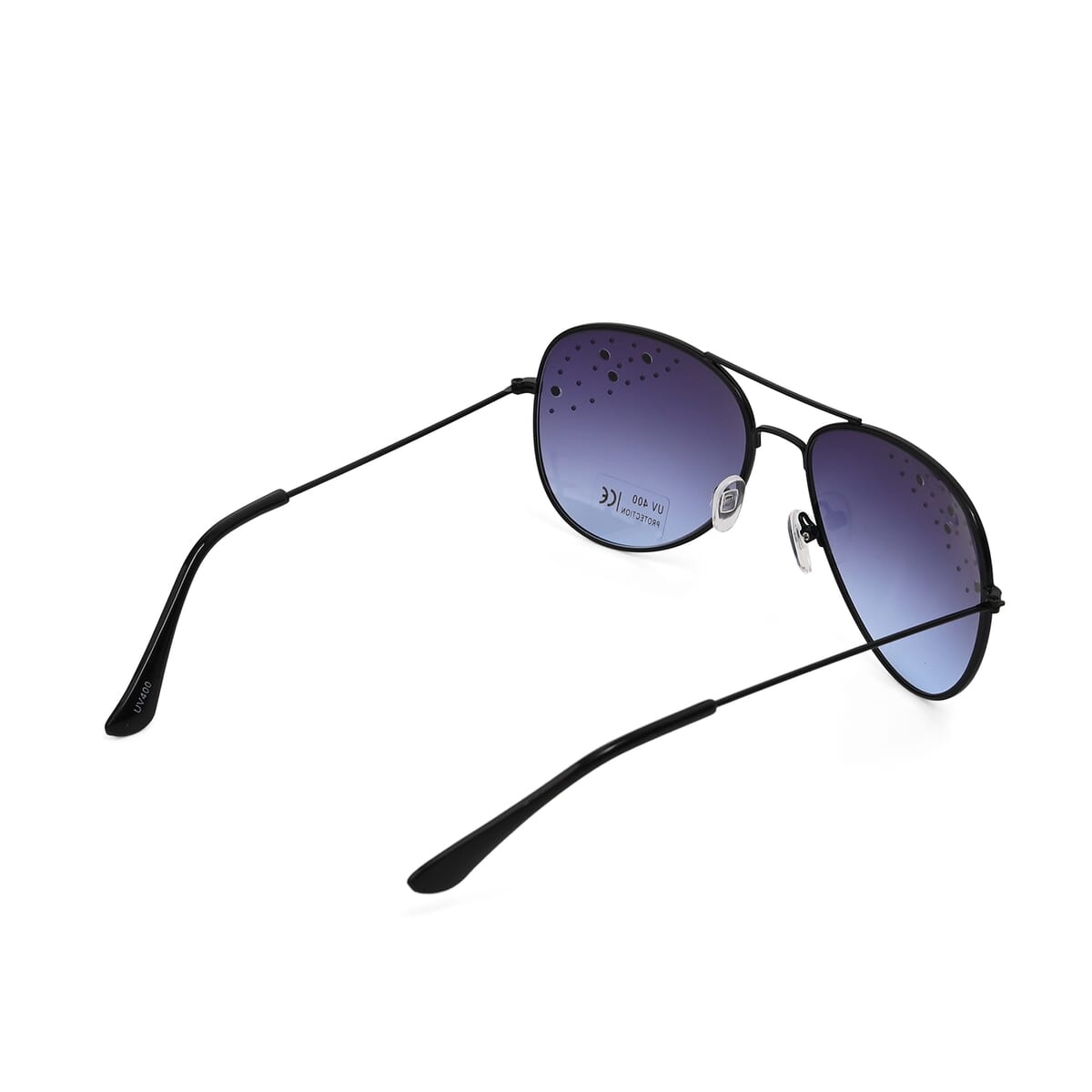 Black UV400 Sunglass with Storage Bag and Glass Cleaning Cloth image number 3