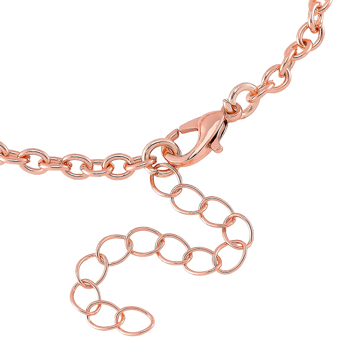 Simulated Pink Diamond Bracelet in Rosetone (7.50 In) 5.00 ctw image number 5
