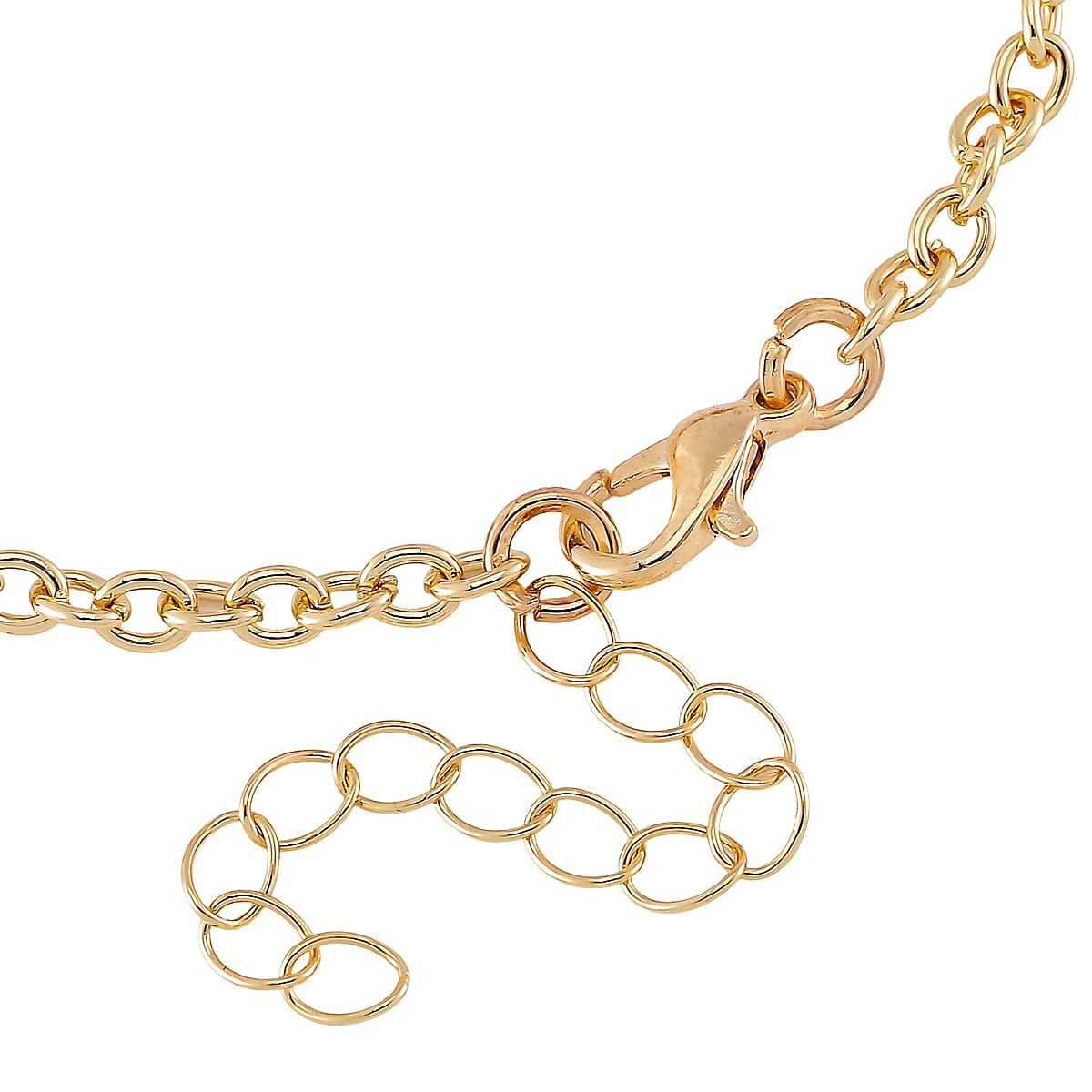 Simulated Champagne Diamond Bracelet in Goldtone (7.50 In) 5.00 ctw image number 5