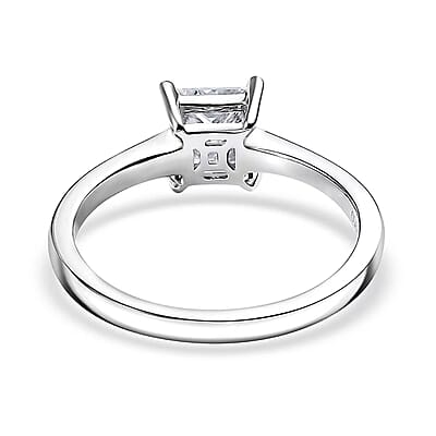 SGL Certified Luxuriant Lab Grown Diamond G-H VS 1.00 ctw Solitaire Ring in 950 Platinum (Size  6.5)