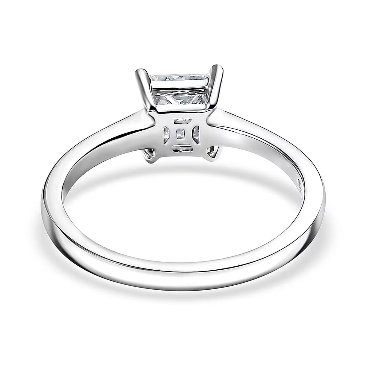 SGL Certified Luxuriant Lab Grown Diamond G-H VS 1.00 ctw Solitaire Ring in 950 Platinum (Size  8.5) image number 7