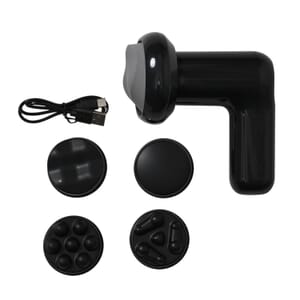 Black 1200mAh Battery Massager