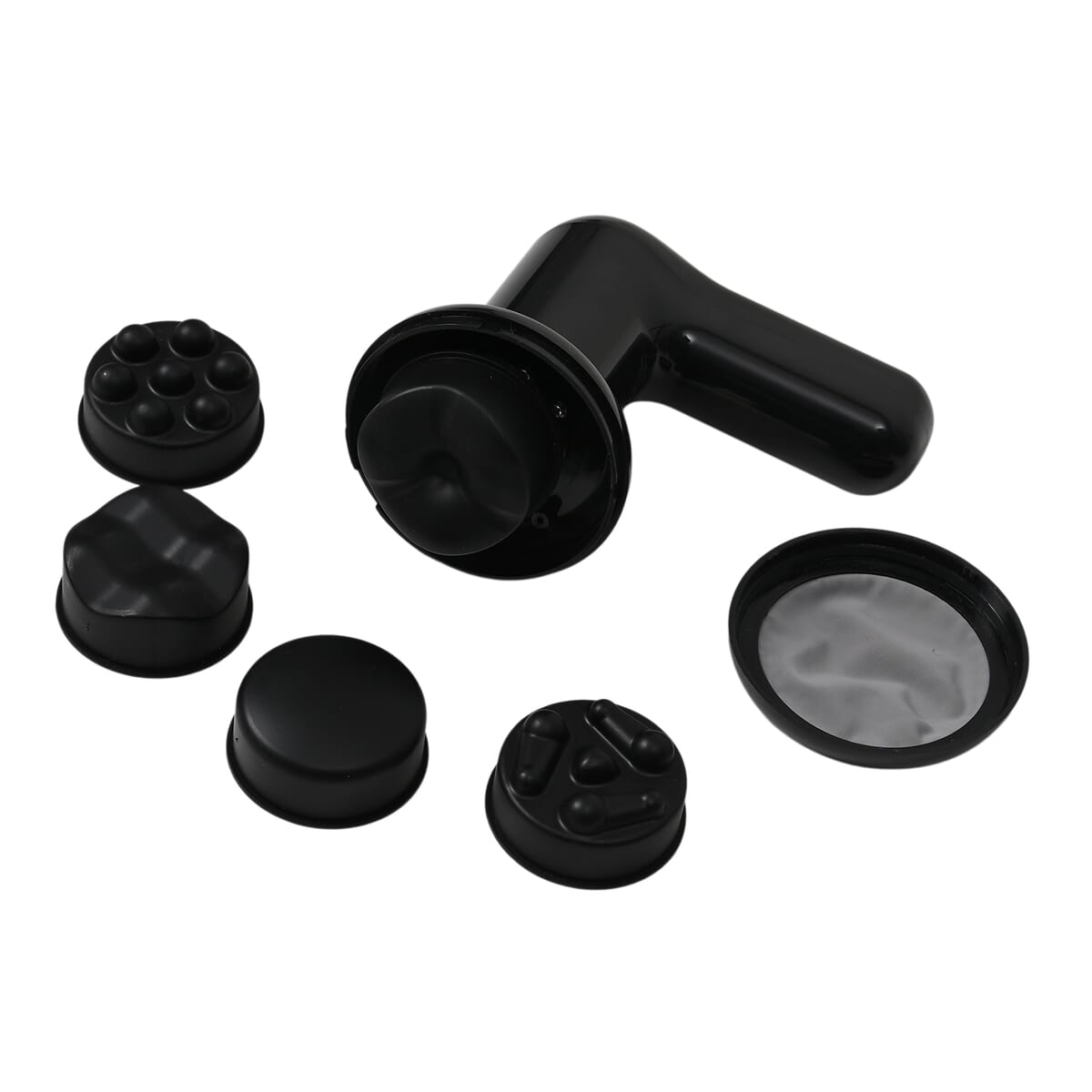 Black 1200mAh Battery Massager image number 4