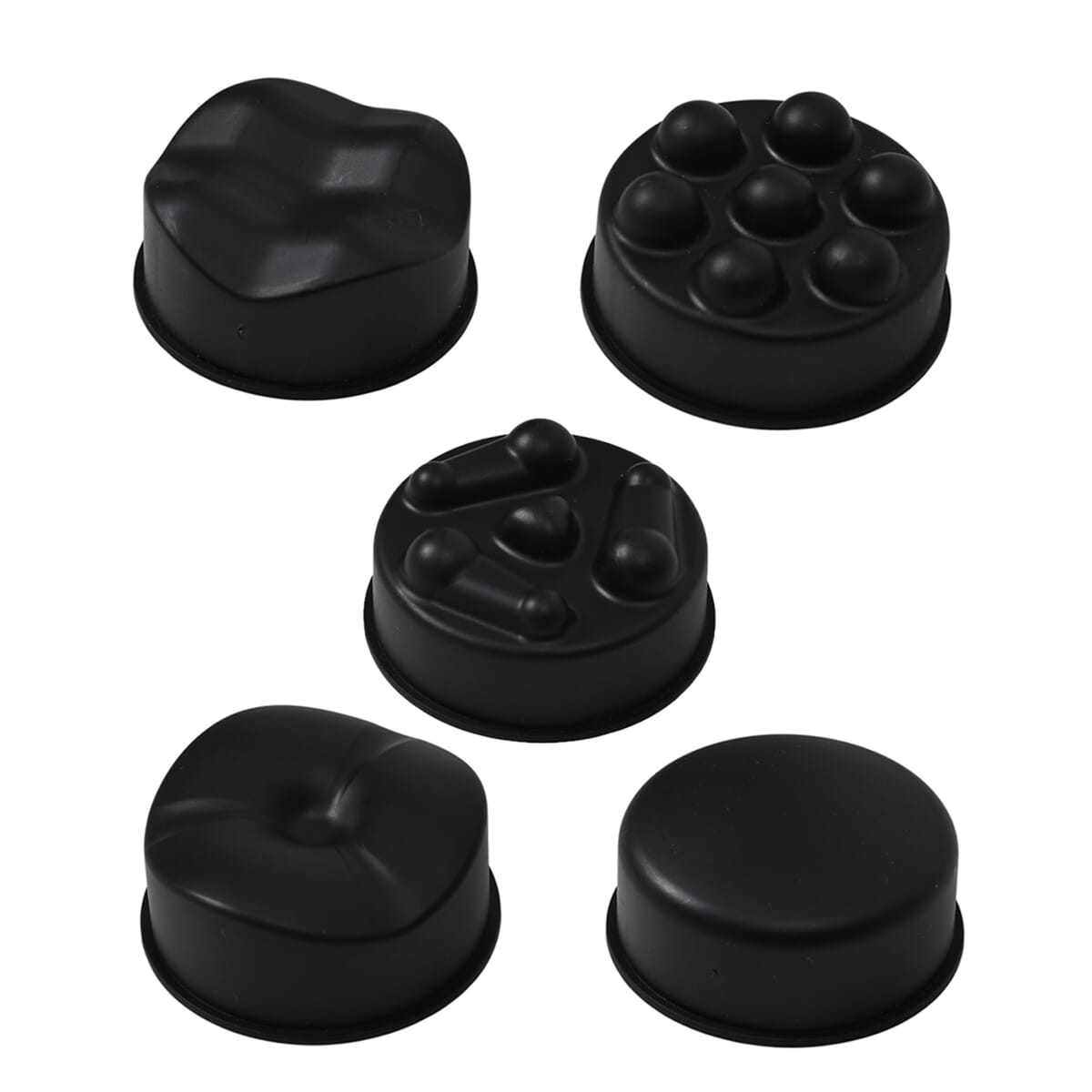 Black 1200mAh Battery Massager image number 5