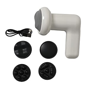 White 1200mAh Battery Massager